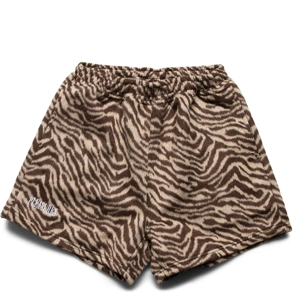 BREAKER FUZZY STRIPE SHORTS Tan | Bodega